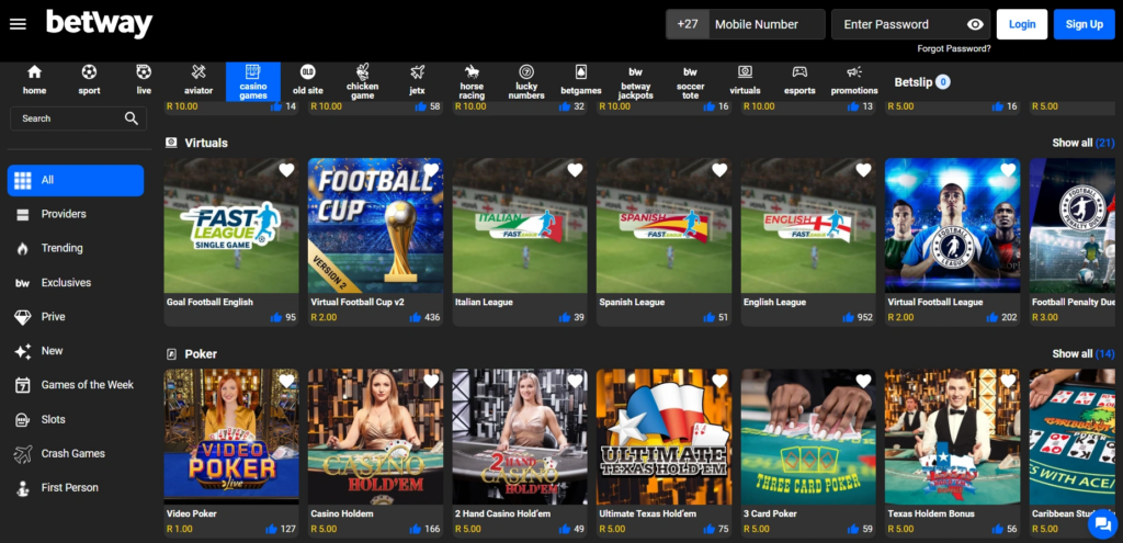 betway casino