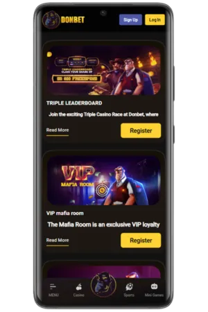 DonBet Main Page