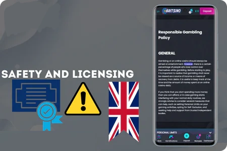 Britsino safety and licensing information