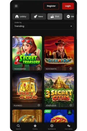 Chipstars slots section