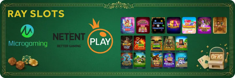 Games at Rayslots App