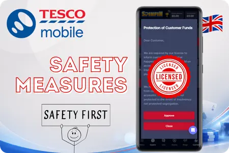 Safety measures and security features in casino apps Tesco Mobile casino