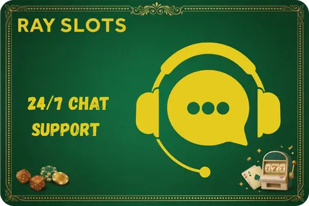 24/7 Chat Support at Rayslots App